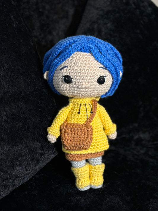 Coraline Amigurumi Doll – Handmade Gift