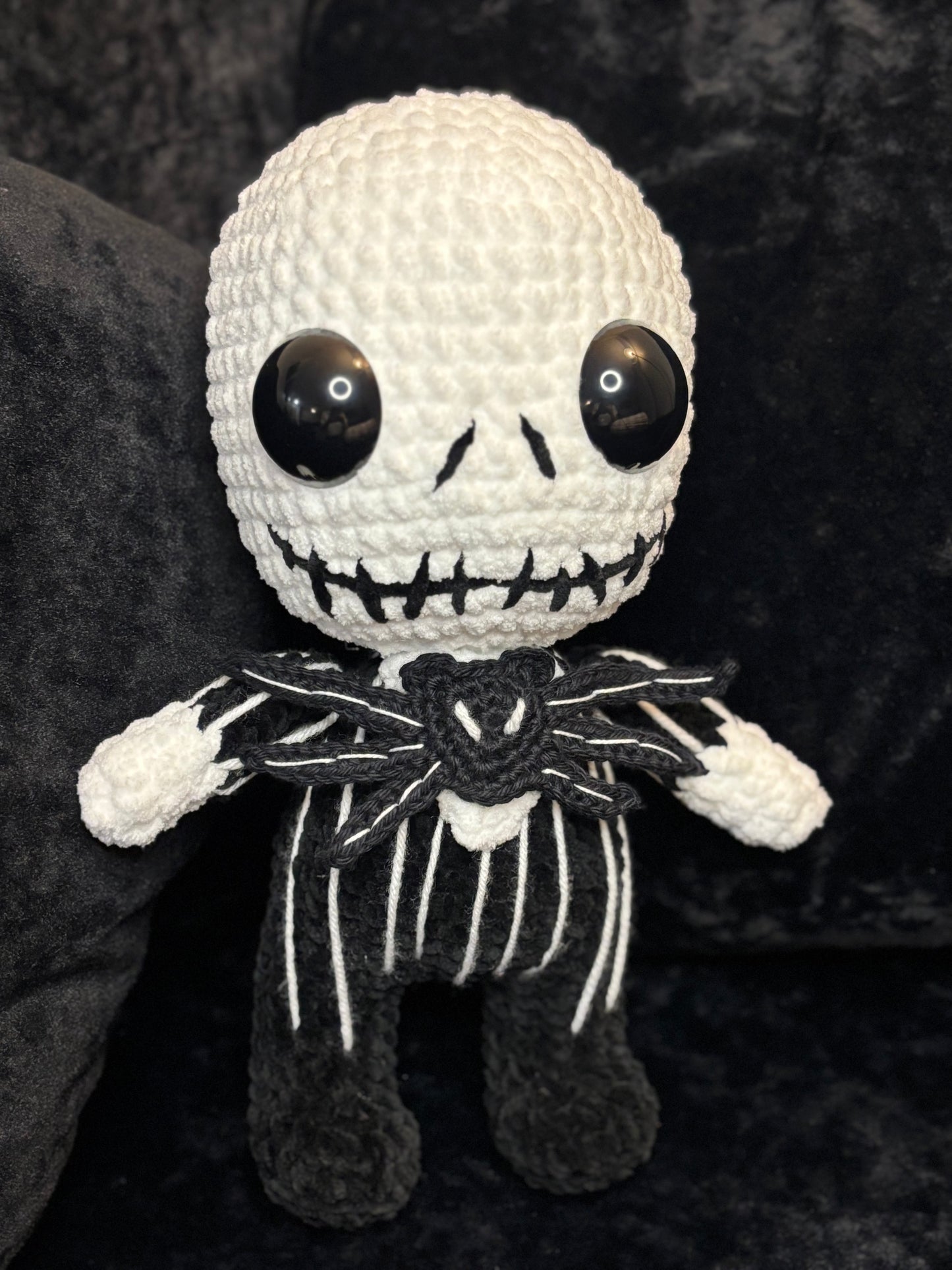 Jack Skellington Amigurumi Doll – Handmade Crochet