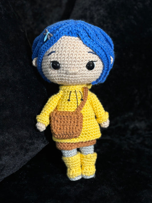 Coraline Amigurumi Doll – Handmade Gift